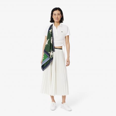 Длинная плиссированная юбка  с эластичной талией Lacoste