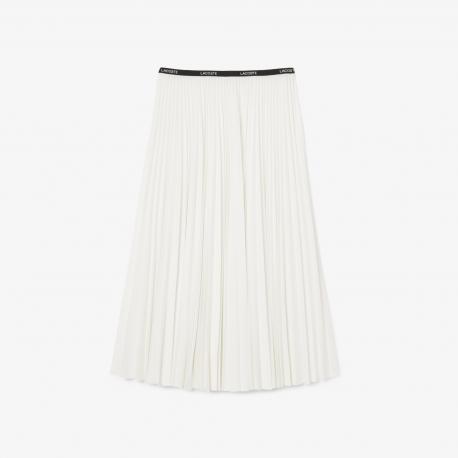 Длинная плиссированная юбка  с эластичной талией Lacoste