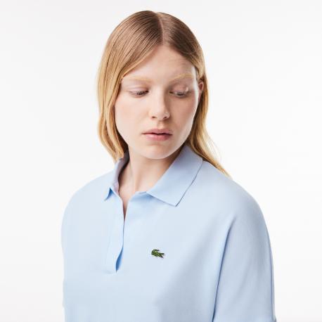 Женское поло  Loose Fit Lacoste