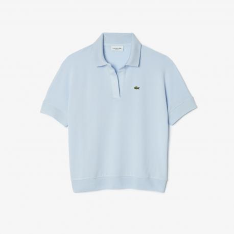 Женское поло  Loose Fit Lacoste