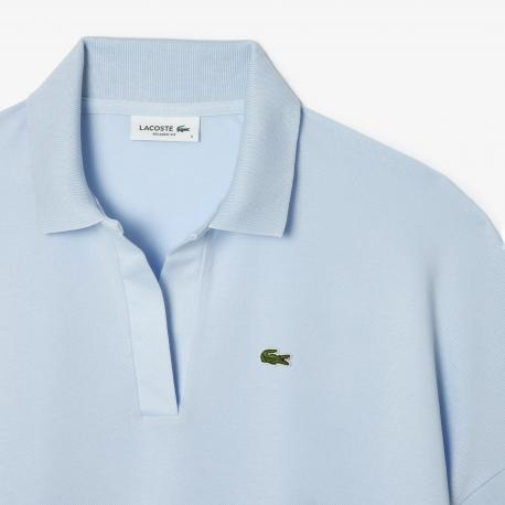 Женское поло  Loose Fit Lacoste