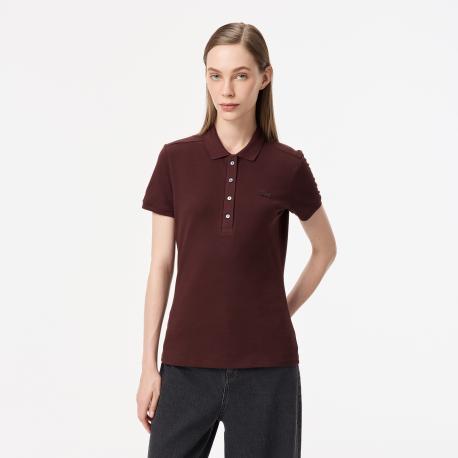Женское поло  Slim Fit из эластичного хлопка Lacoste