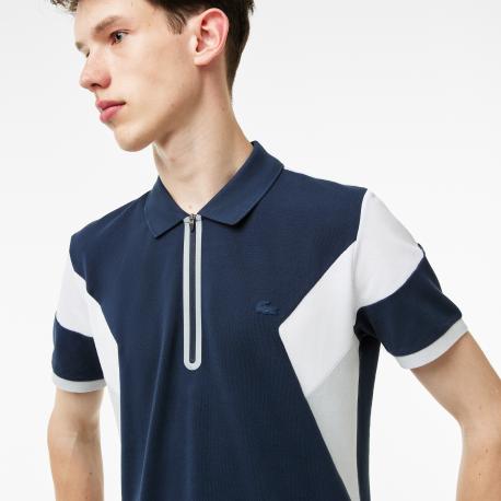 Мужское поло  Regular Fit на молнии Lacoste