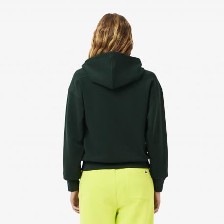 Женская толстовка  с капюшоном на молнии Lacoste