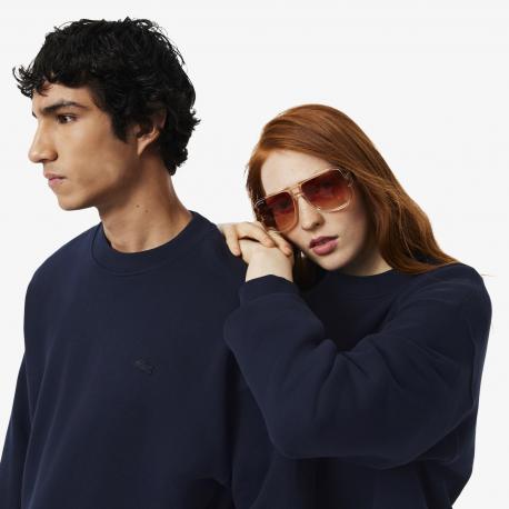 Хлопковый свитшот  Loose Fit Unisex Lacoste