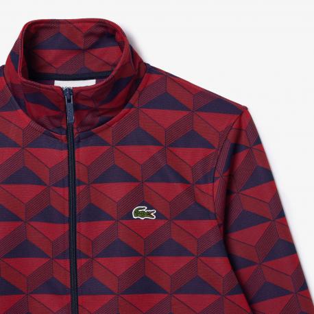 Жаккардовая толстовка  Unisex на молнии Lacoste