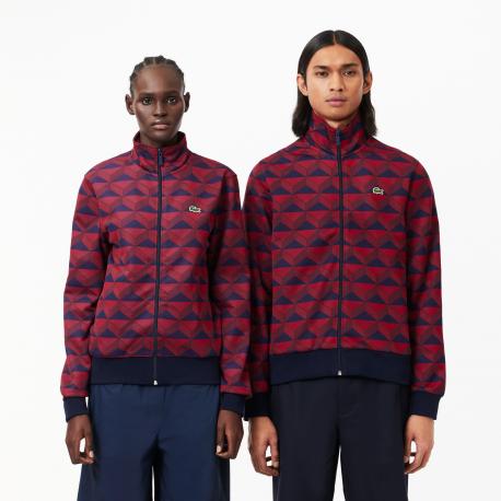 Жаккардовая толстовка  Unisex на молнии Lacoste