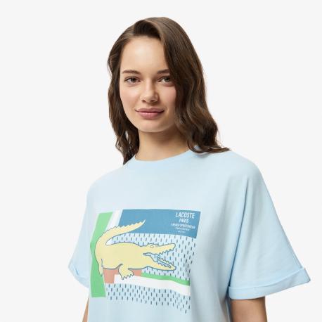 Женская Футболка  из хлопка Lacoste