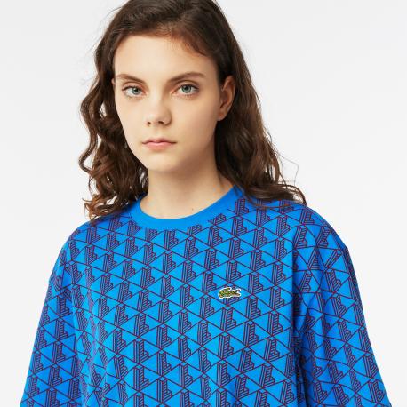 Женская хлопковая Футболка Lacoste
