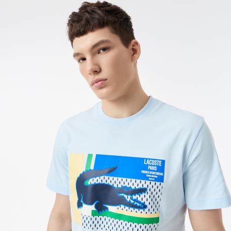 Мужская хлопковая Футболка Lacoste