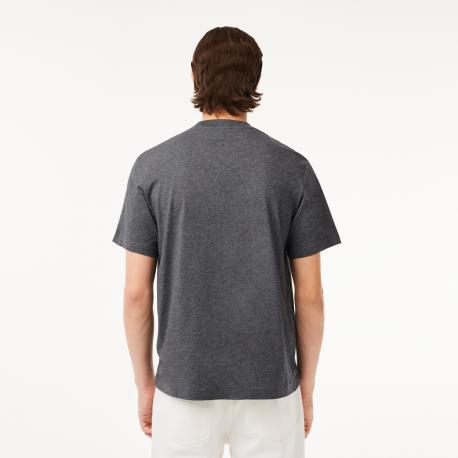 Мужская хлопковая Футболка  с коротким рукавом Lacoste