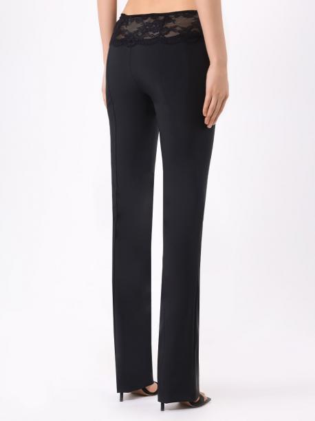 Брюки с кружевом Blumarine