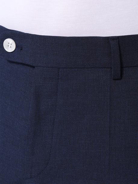 Брюки Slim Fit из шерсти и вискозы BOSS