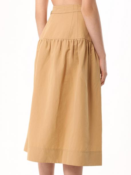 Юбка из хлопка и льна Ulla Johnson
