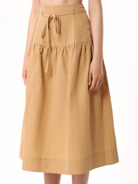 Юбка из хлопка и льна Ulla Johnson