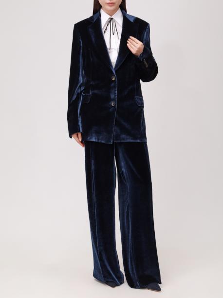 Брюки бархатные KITON