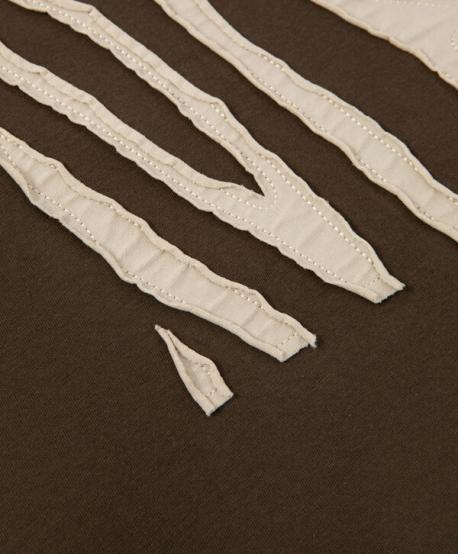 Лонгслив для мальчика с имитацией многослойности коричневый  (116) Gulliver