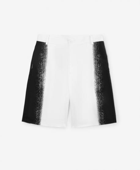 Шорты для мальчика текстильные чёрно-белые  (110) Gulliver