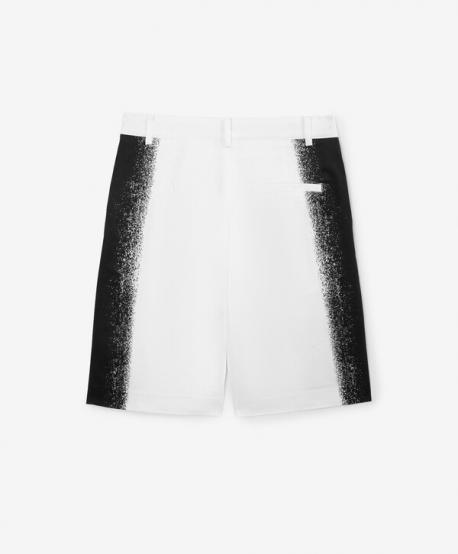 Шорты для мальчика текстильные чёрно-белые  (110) Gulliver