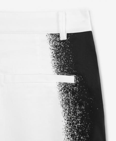 Шорты для мальчика текстильные чёрно-белые  (110) Gulliver