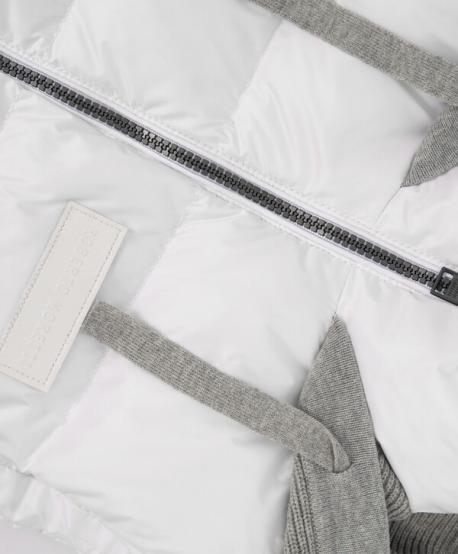 Жилет стеганый для мальчика белый  (110) Roberto Moretti