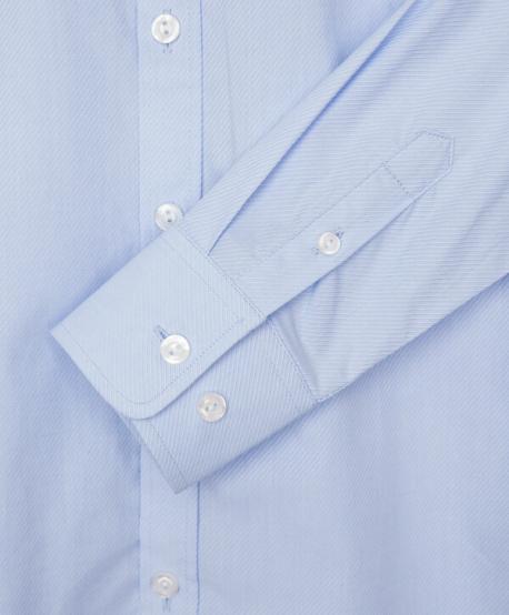 Сорочка прямого силуэта с длинным рукавом голубая для мальчика Gulliver