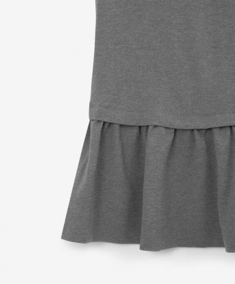 Сарафан с заниженной линией талии серый Gulliver