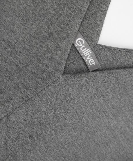 Сарафан из джерси с карманами серый для девочки Gulliver