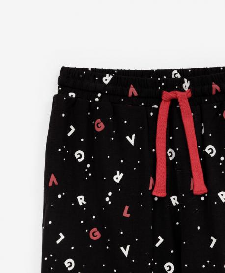 Пижама для мальчика из трикотажа с принтом мультицвет Gulliver