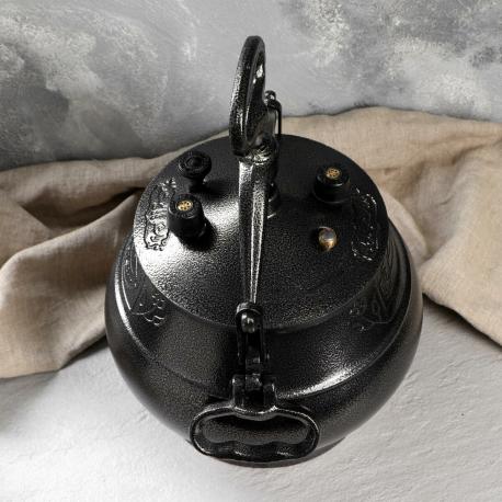 Афганский казан шафран, 12 л, алюминий, черный Шафран