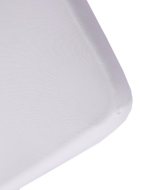 Простыня на резинке Трикотаж 200*200 борт 25см 012 Белый Кулирка  100% хлопок RT ОТК