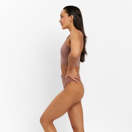 Комплект женский (топ, трусы) цвет кофе, размер 42-44 Collorista