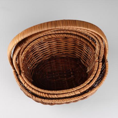 Набор корзин плетеных, 3 шт. tahiti, лоза, кукуруза NO BRAND