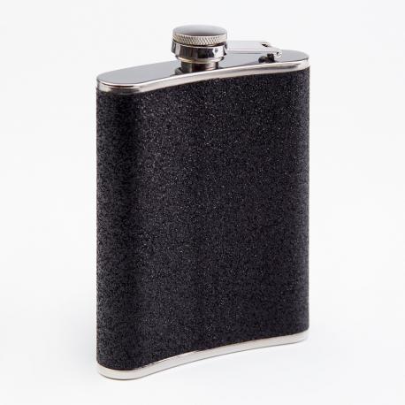 Фляжка мастер к, 240 мл, подарочная, 8 oz, нержавеющая сталь, черная Мастер К