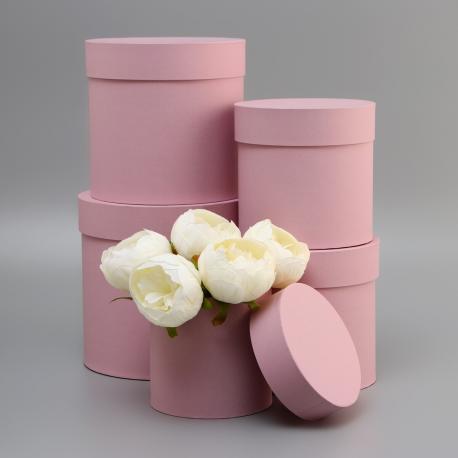 Набор круглых подарочных коробок 5 в 1 NO BRAND