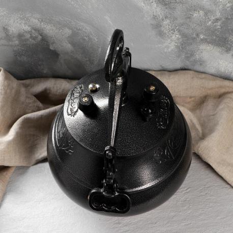 Афганский казан шафран, 15 л, алюминий, черный Шафран