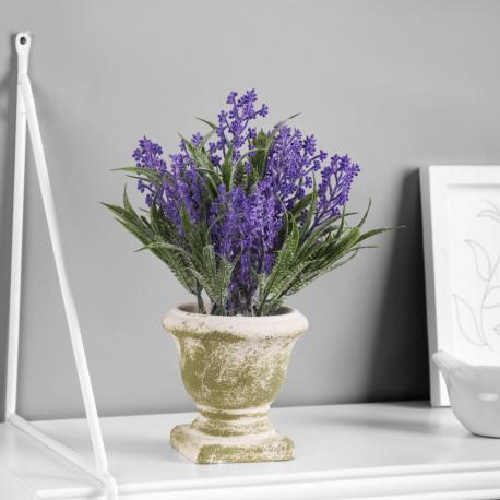 Искусственный цветок в горшке NO BRAND