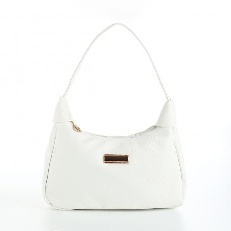 Сумка женская на молнии, цвет белый NO BRAND