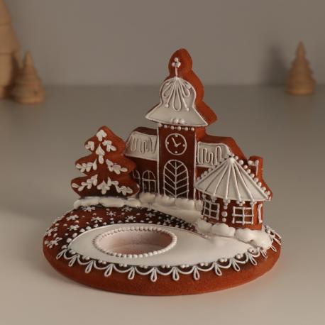 Подсвечник полистоун на 1 свечу NO BRAND