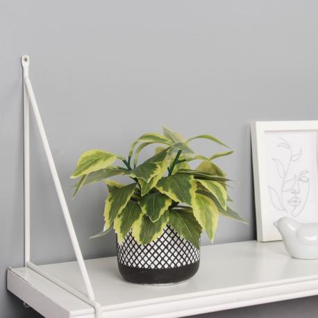 Искусственный цветок в горшке NO BRAND