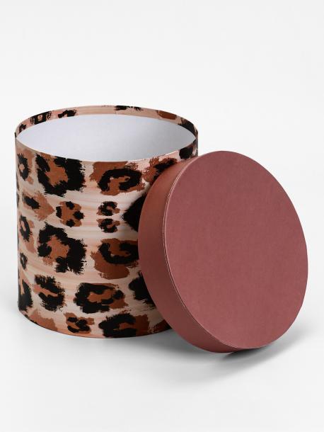 Подарочная шляпная коробка, леопард, 20×20 см UPAK LAND