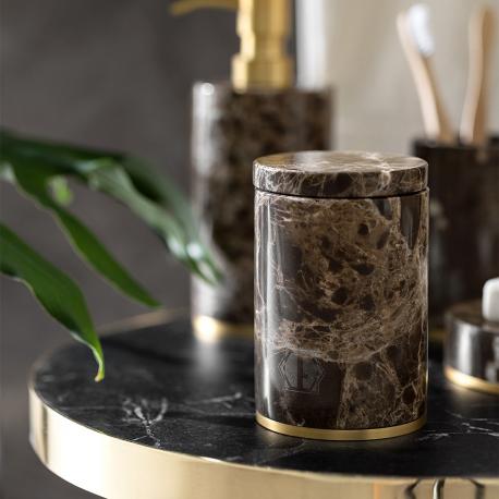 Ваза для ватных дисков Татео цвет: коричневый (11х14 см) Togas