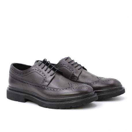 Мужские дерби брогированные , черные Clarks