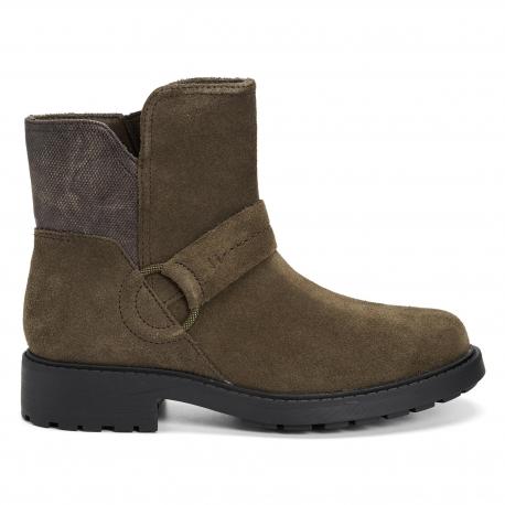 Женские полусапоги , оливковые Clarks