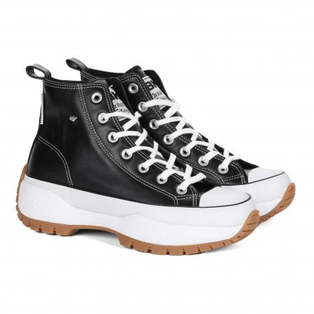 Женские высокие кеды , черные British Knights