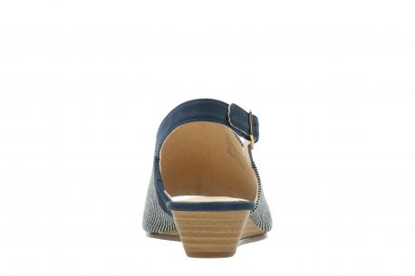Женские босоножки , синие Clarks
