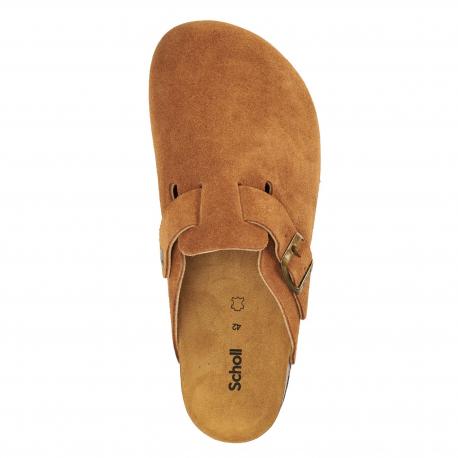 Мужские сабо , коньячные Scholl