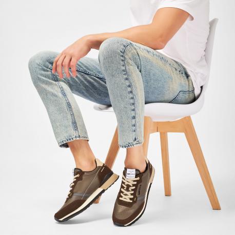 Мужские кроссовки , коричневые Gas