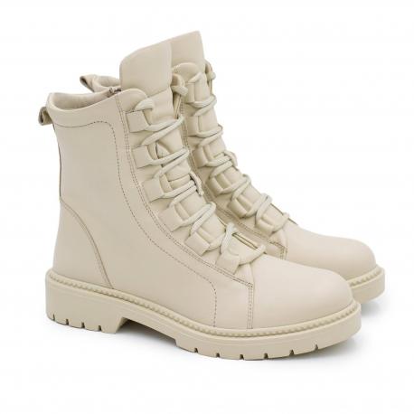 Женские высокие ботинки , бежевые Clarks