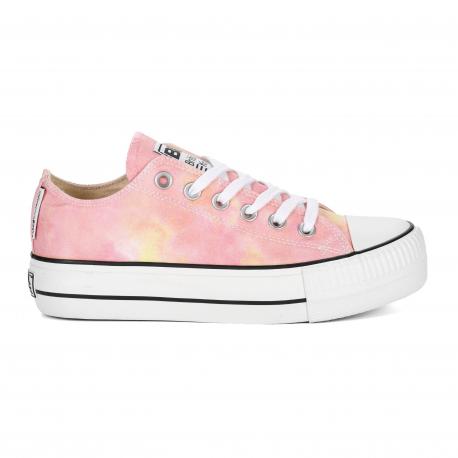 Женские кеды , розовые British Knights